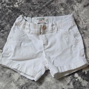 abercrombie kids White Cotton Girl's Shorts